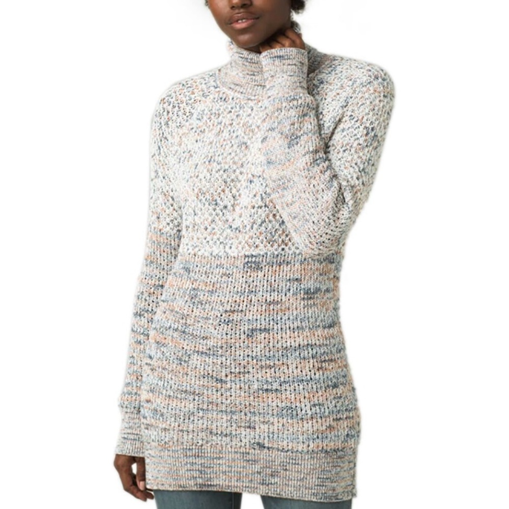 PRANA Abelle Organic Cotton Chunky Knit Sweater Tunic, Medium